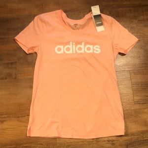 Adidas peach shirt (NWT)